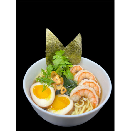 Рамен з креветками