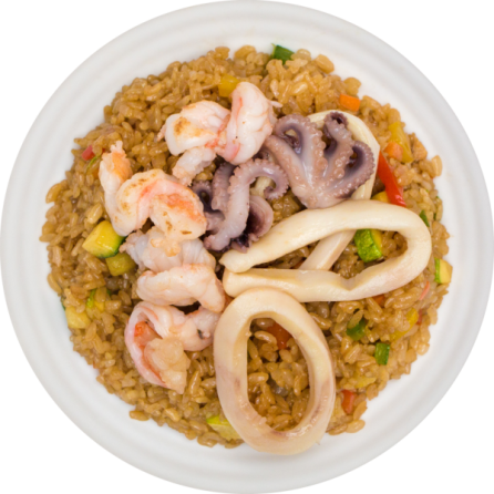 Рис з морепродуктами